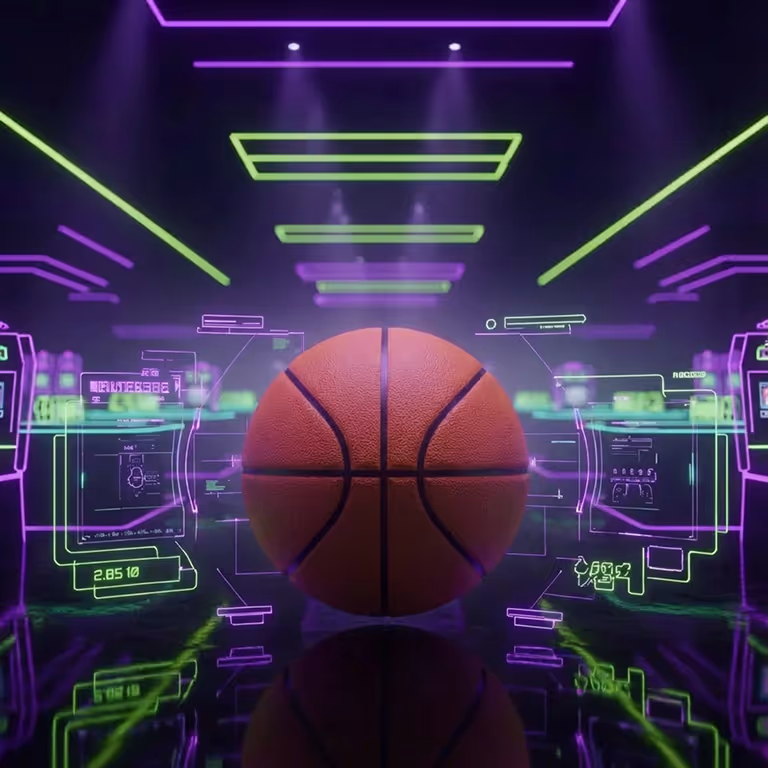 Basketball visual illustrating fast and secure payment processing methods supported by OopSpin Casino