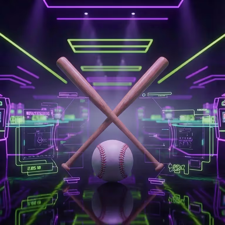 Baseball and bats representing diverse sports betting markets available through OopSpin Casino sportsbook